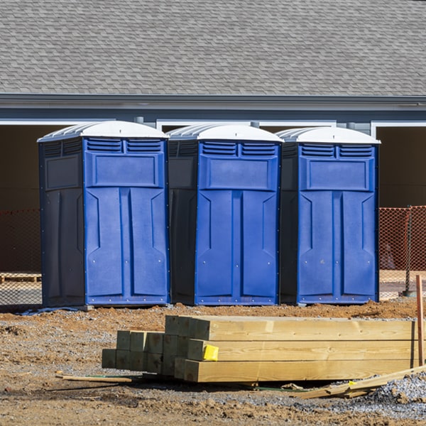 what is the maximum capacity for a single portable restroom in Paramount-Long Meadow MD